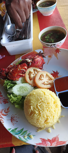 Cik su mi celup (Nasi ayam penyet)